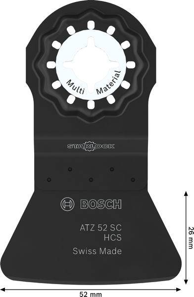 Bosch Accessories 2608669268 2608669268 Multifunkciós fűrészlapok 52 mm 1 db-3