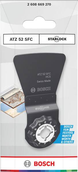 Bosch Accessories 2608669270 2608669270 Multifunkciós fűrészlapok 52 mm 1 db-1