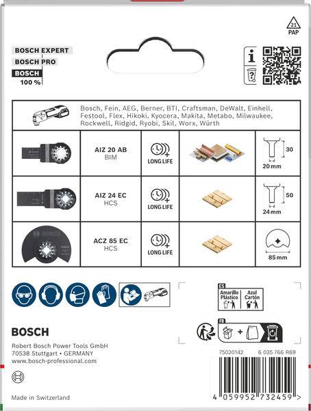 Bosch Accessories 2608669333 2608669333 Multifunkciós fűrészlapok 1 db-9