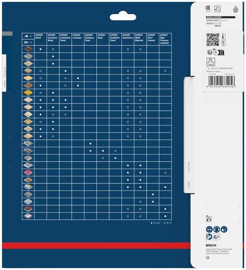 Bosch Accessories 2608902167 2608902167 Körfűrészlap 250 x 30.0 x 2.2 mm Fogak száma (collonként): 22 1 db