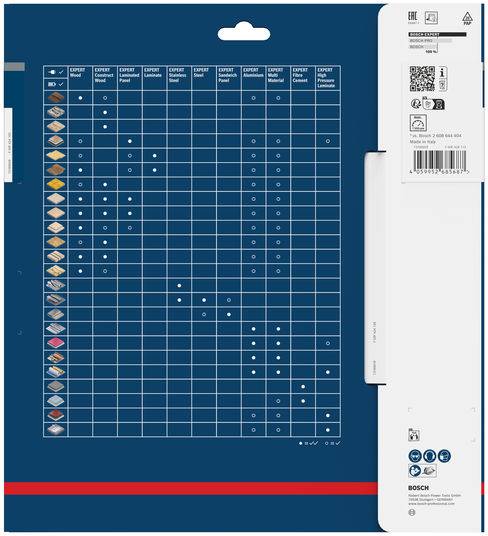 Bosch Accessories 2608902240 2608902240 Körfűrészlap 254 x 25.4 x 1.8 mm Fogak száma (collonként): 24 1 db