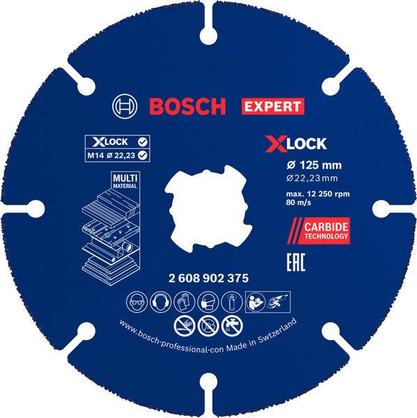 Bosch Accessories 2608902377 2608902377 Vágótárcsa 125 mm 10 db Beton-18