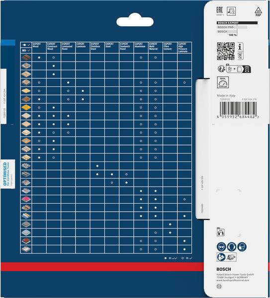 Bosch Accessories 2608902121 2608902121 Körfűrészlap 184 x 20.0 x 1.3 mm Fogak száma (collonként): 54 1 db