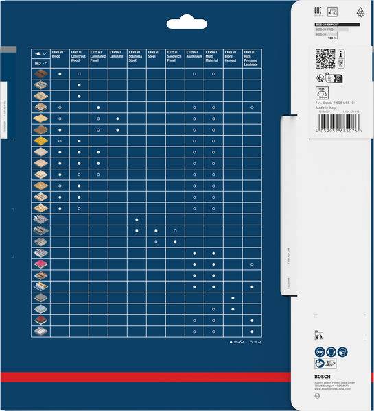 Bosch Accessories 2608902179 2608902179 Körfűrészlap 260 x 30.0 x 1.8 mm Fogak száma (collonként): 80 1 db