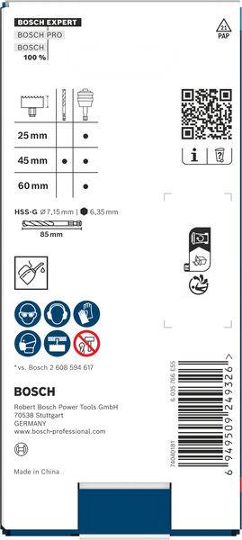 Bosch Accessories 2608902034 2608902034 Befogó szár lyukfűrészhez 1 db