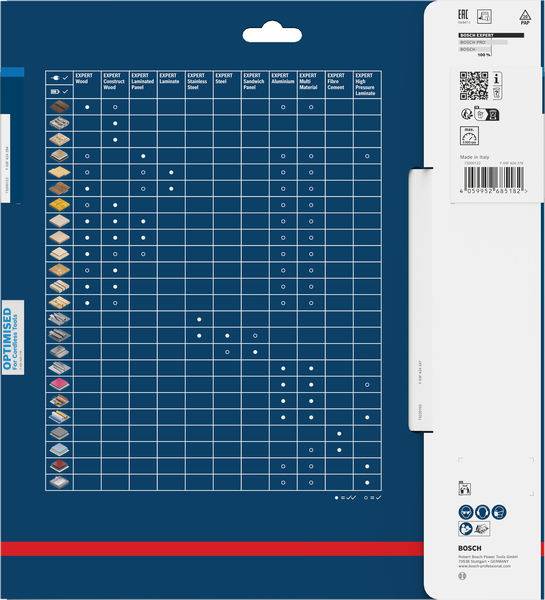 Bosch Accessories 2608902190 2608902190 Körfűrészlap 250 x 30.0 x 1.8 mm Fogak száma (collonként): 78 1 db
