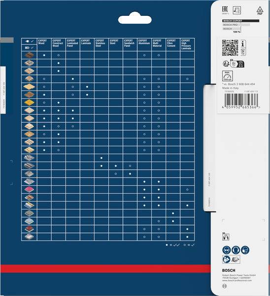 Bosch Accessories 2608902208 2608902208 Körfűrészlap Fogak száma (collonként): 60 1 db