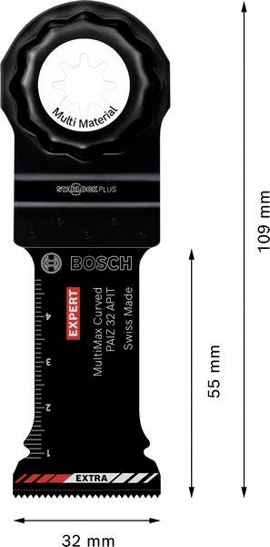 Bosch Accessories 2608902070 2608902070 Carbide Multifunkciós fűrészlapok 32 mm 1 db-1