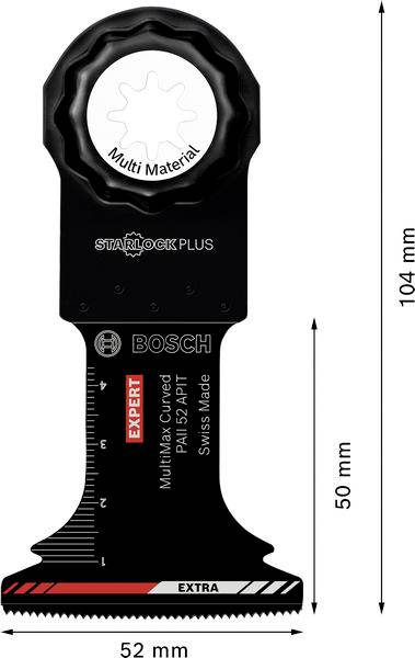 Bosch Accessories 2608902073 2608902073 Carbide Multifunkciós fűrészlapok 52 mm 1 db-1