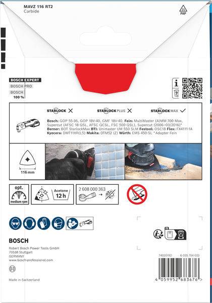 Bosch Accessories 2608902078 2608902078 Carbide-RIFF Csiszolólemez 1 db-0