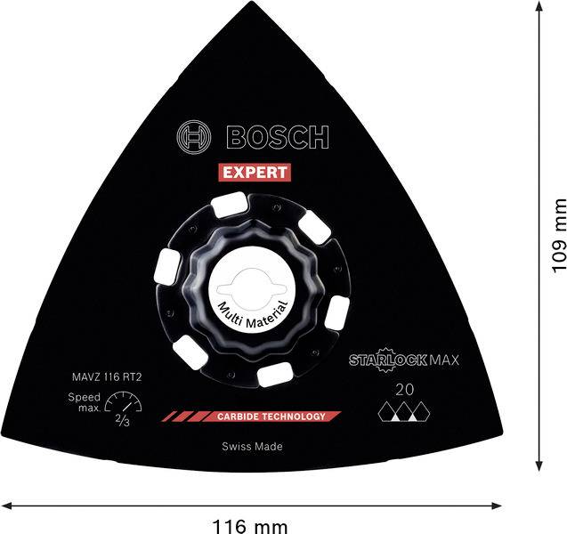Bosch Accessories 2608902078 2608902078 Carbide-RIFF Csiszolólemez 1 db-1