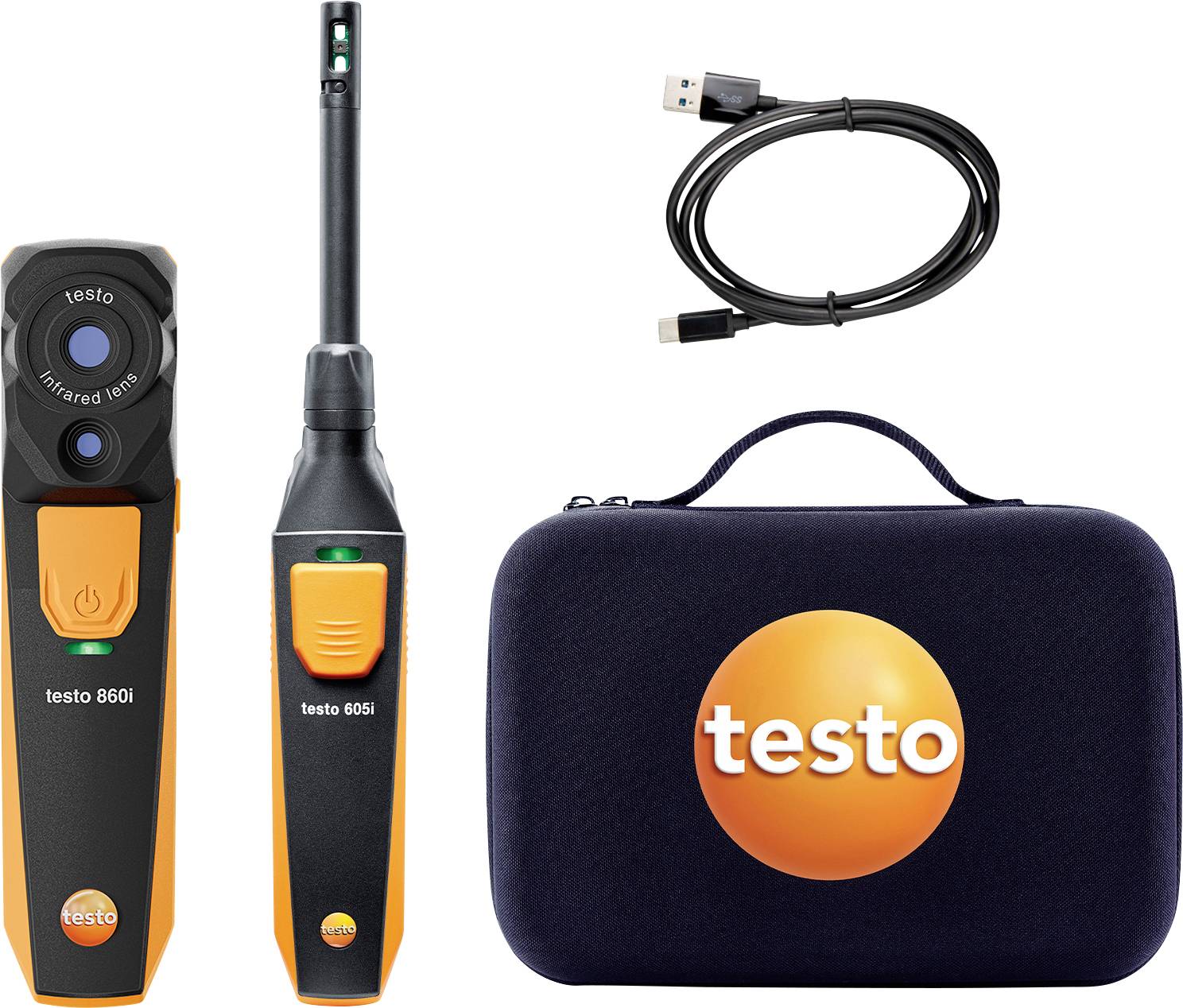 testo testo 860i Schimmel-Set Légnedvesség mérő 0 % rF 100 % rF