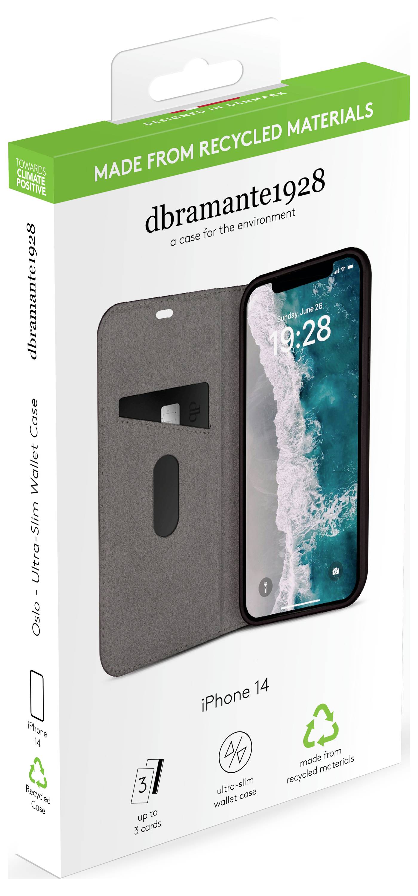 dbramante1928 Oslo iPhone 14 - Schwarz Leder Folio Apple iPhone 14 Fekete OS61BL001651-7