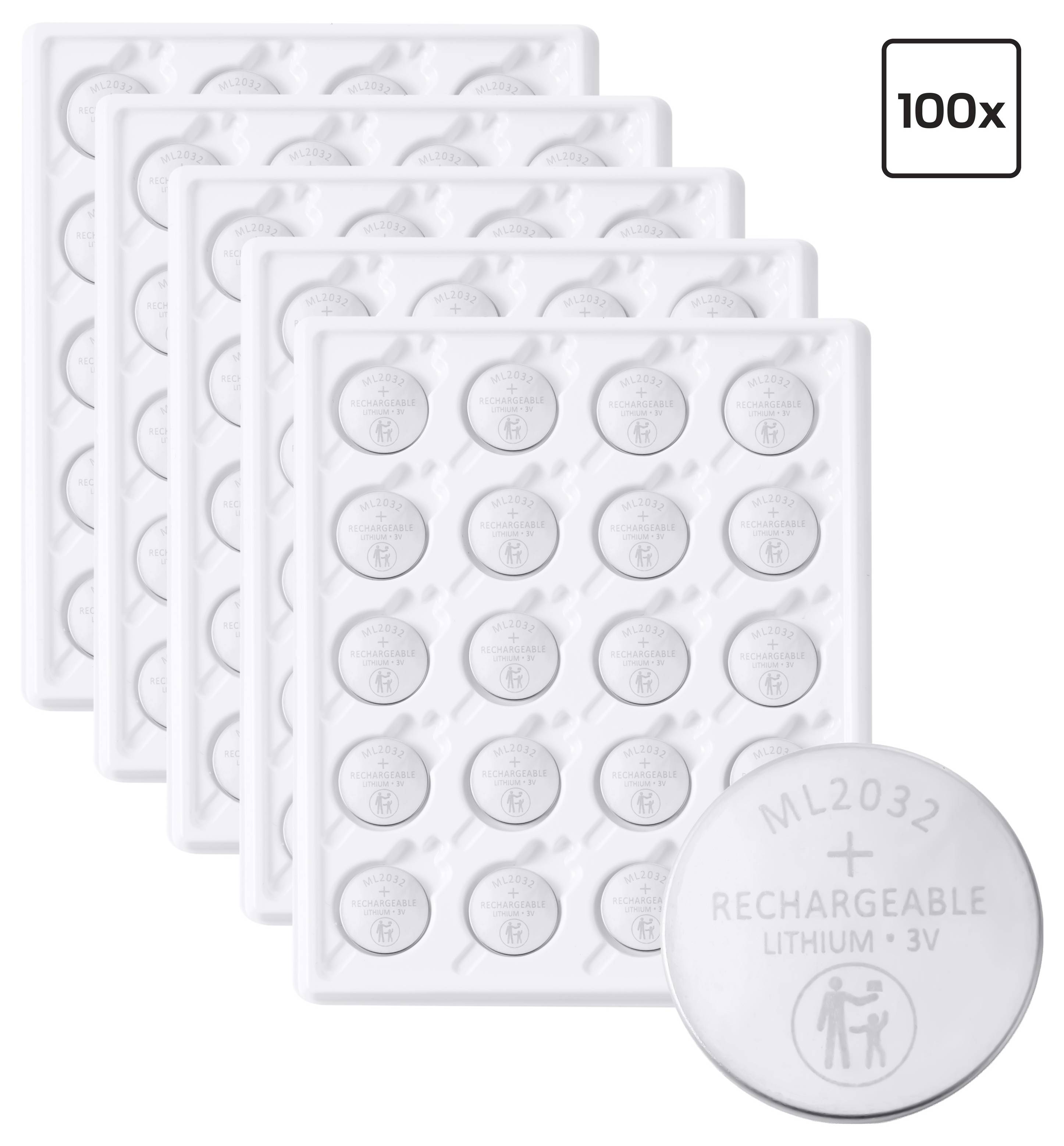 VOLTCRAFT Gombakku ML 2032 Lítium 65 mAh 3 V 100 db-0