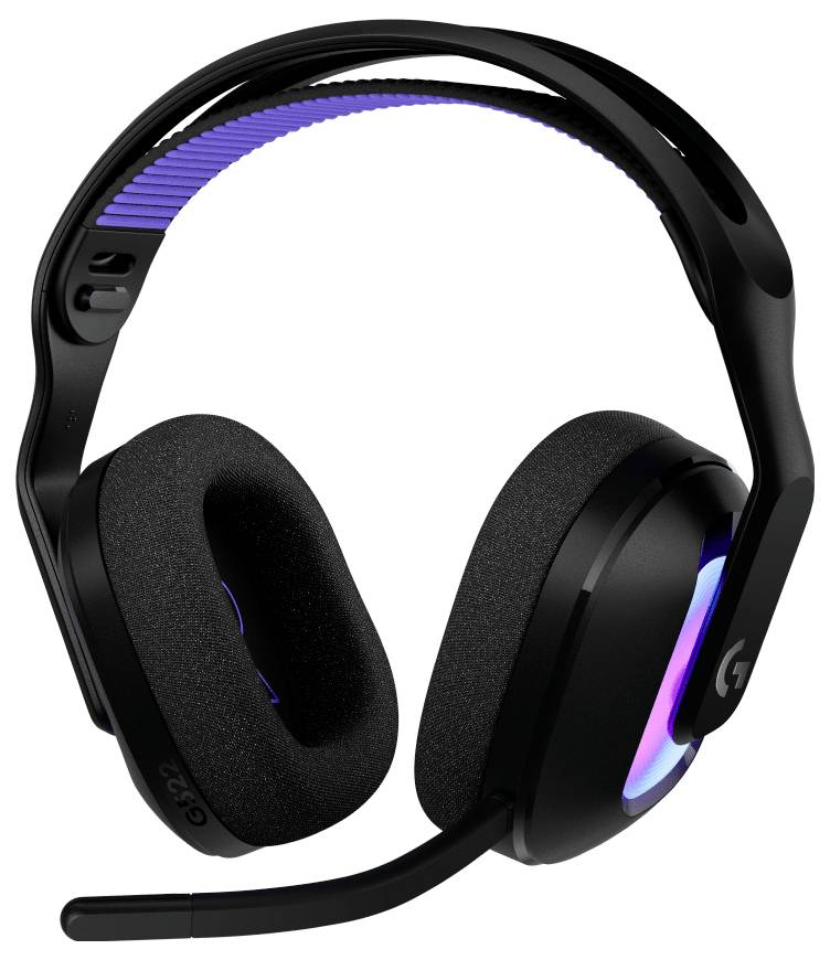Logitech LOGI G522 Headset PC VOSS CDM/Mixed Over Ear headset Bluetooth® Stereo Fekete mikrofon zajelnyomás Mikrofon ném-10