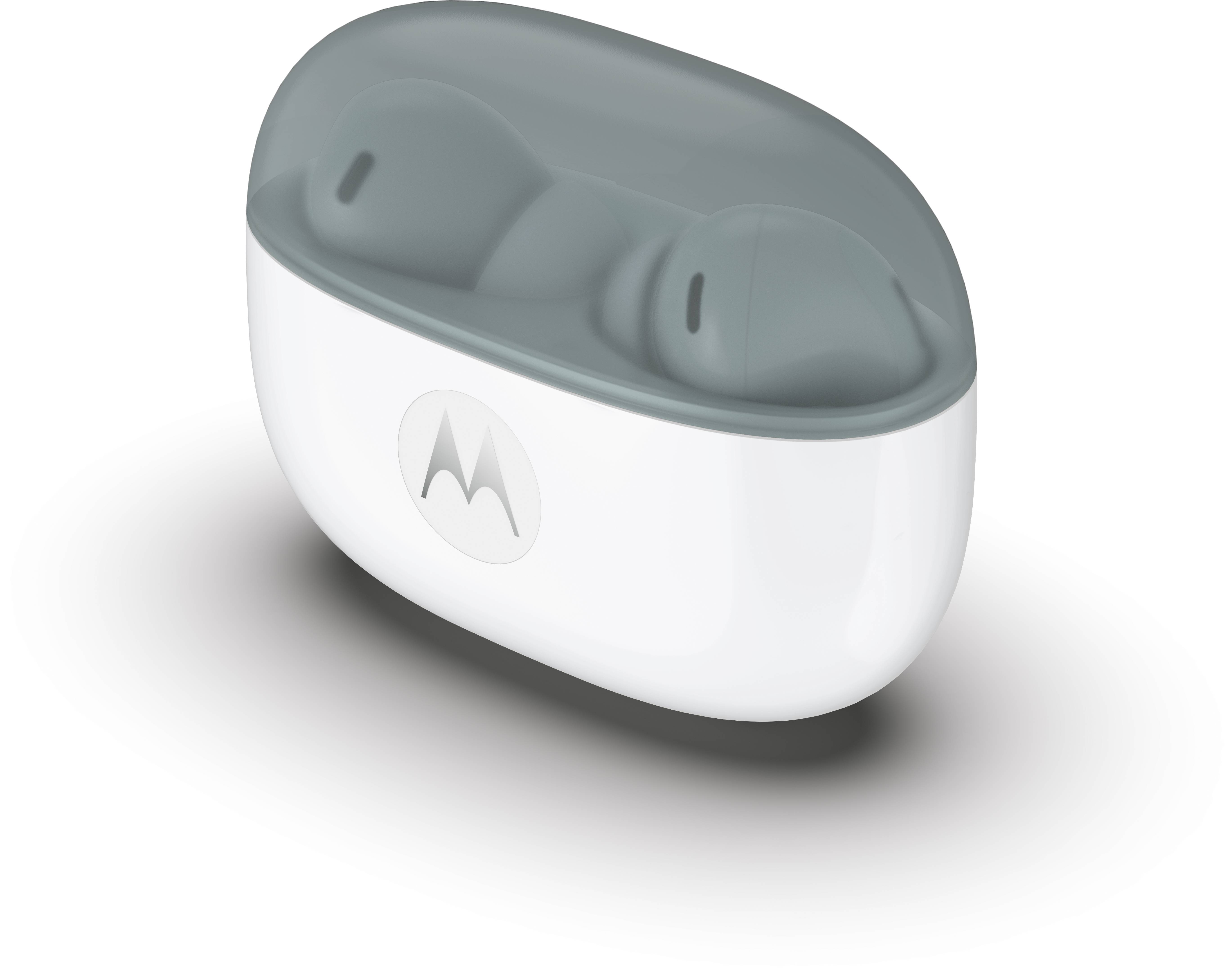 Motorola moto buds 2 EarPods Bluetooth® Szürke High-Resolution audio, mikrofon zajelnyomás Töltőtok-1