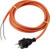 Sygonix SY-7486024 Csatlakozókábel Áram Narancs 3.00 m