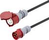 Sygonix SY-7486044 Áram Hosszabbítókábel 32 A Piros 25 m H07RN-F 5G 4 mm²