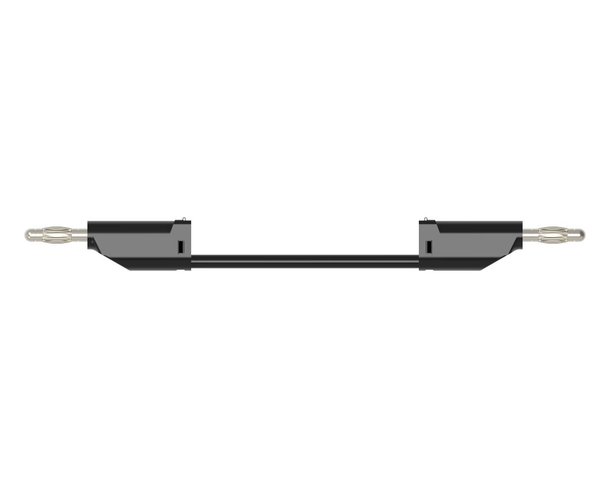 Schützinger MFK 15 / 2.5 / 25 / SW Mérővezeték 25 cm Fekete 1 db
