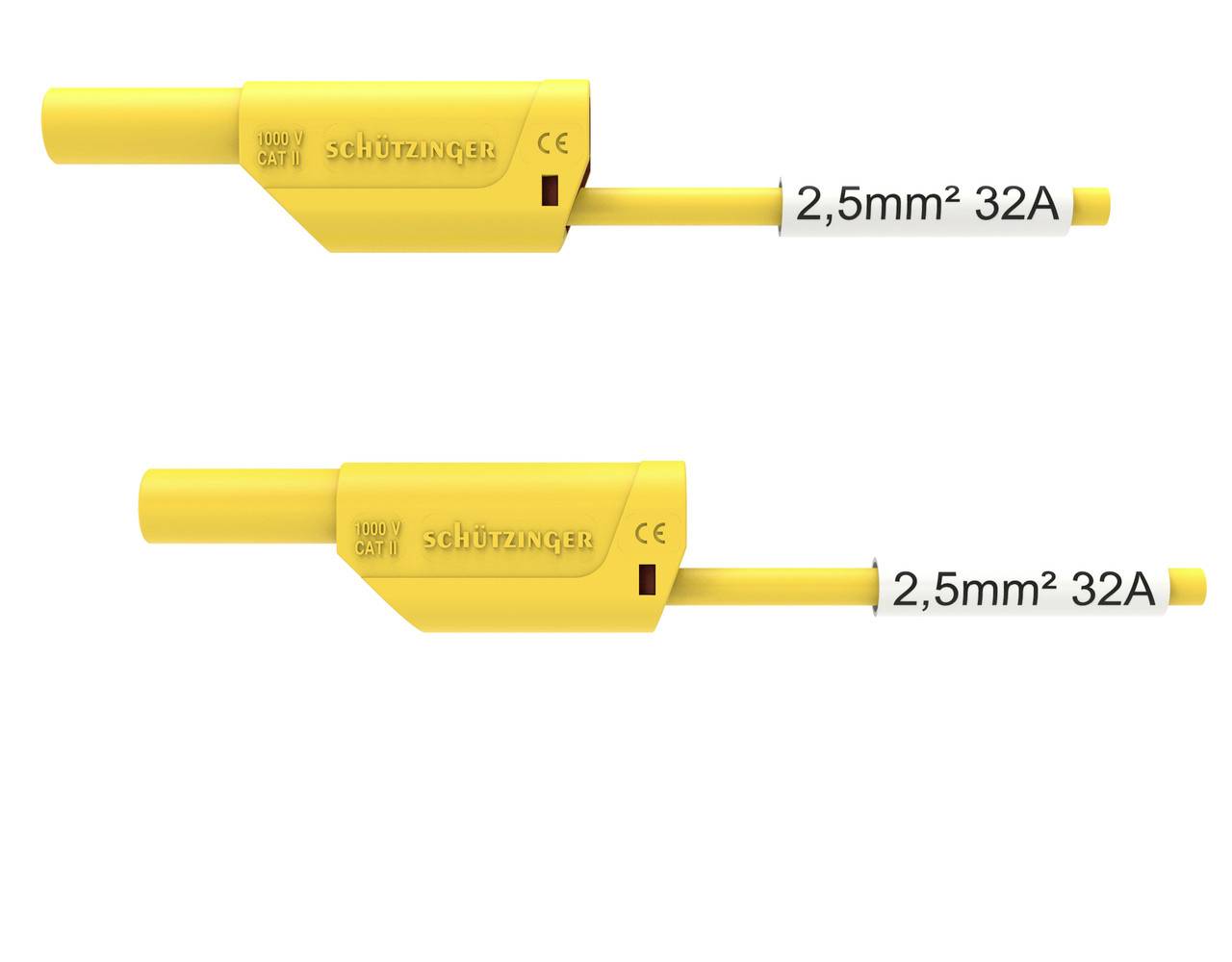 Schützinger VSFK 8500 / SIL2,5 / 50 / GE Összekötő vezeték 50 cm Sárga 1 db