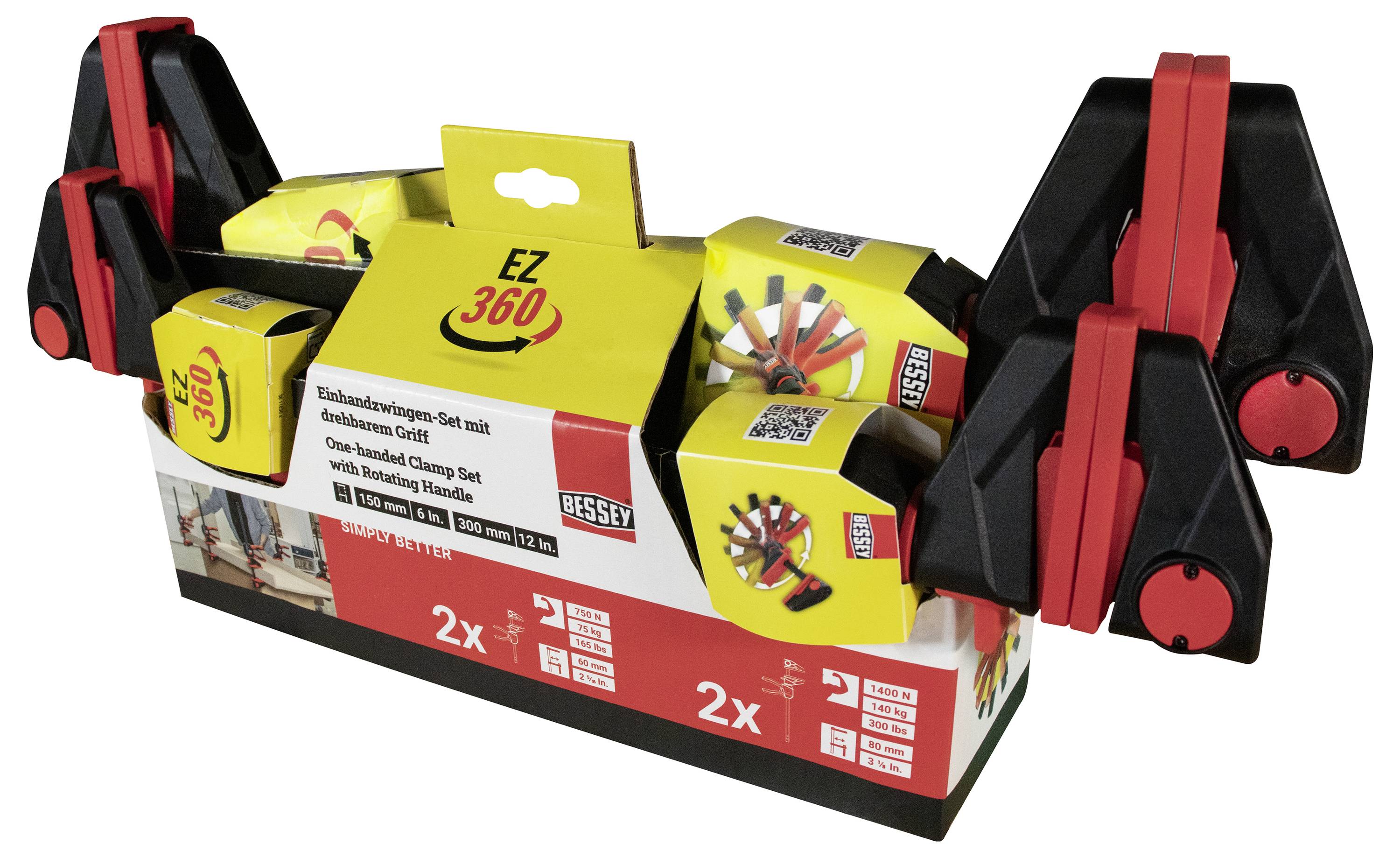Bessey EZ360M-EZ360-SET Csíptetős szorító