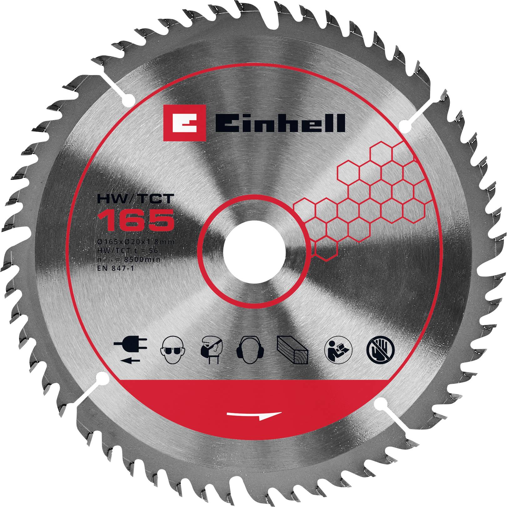 Einhell TCT SAWBL.M-THIN 165x20 56T Fűrészlap