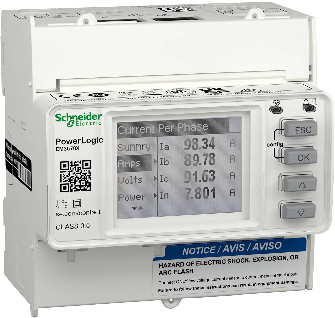 Schneider Electric METSEEM3570X Energiafogyasztás mérő 1 db