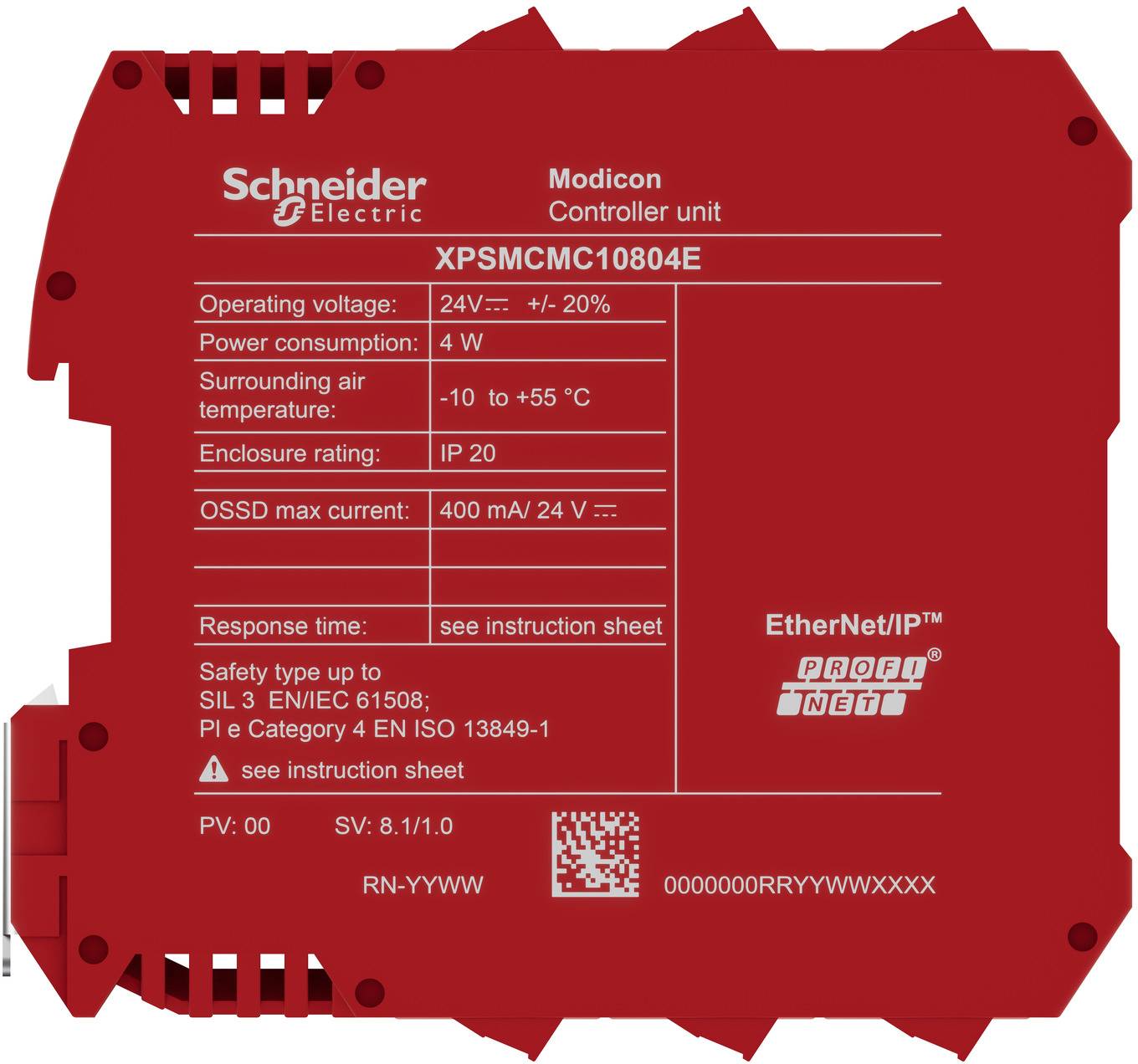 Schneider Electric XPSMCMC10804BE XPSMCMC10804BE Felügyelő relé Relé kimenetek száma: 4-4