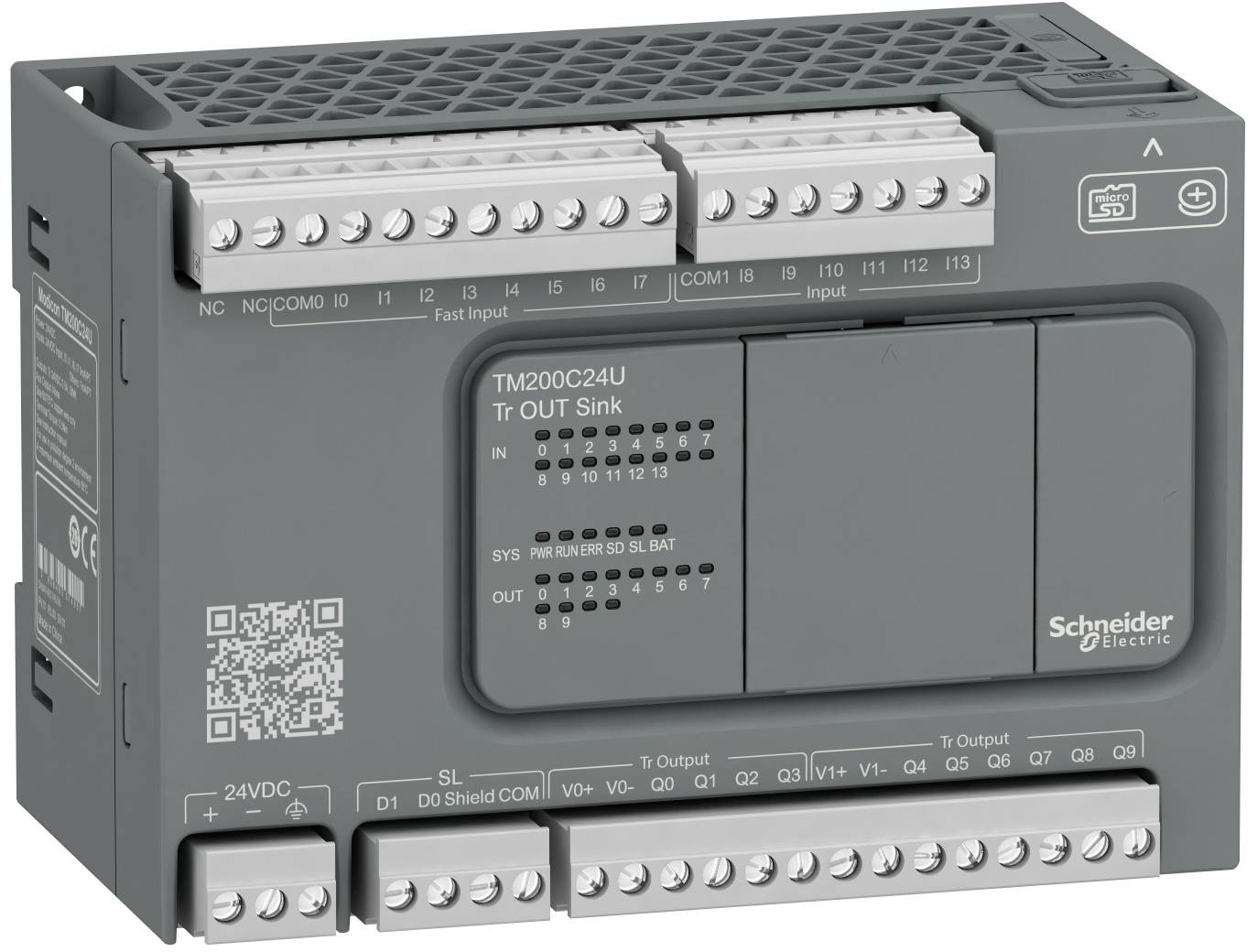 Schneider Electric TM200C24U TM200C24U Bővítőegység 24 V/DC