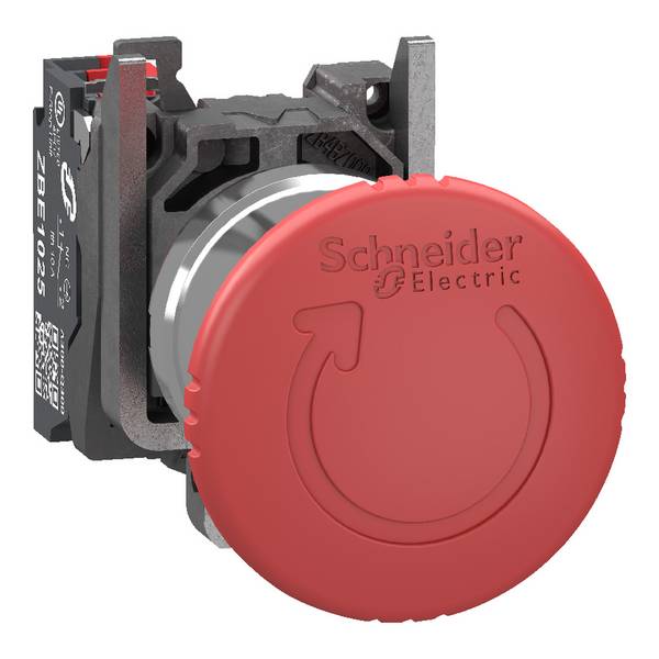 Schneider Electric XB4BS84425 Vészkikapcsoló/vészmegállító gomb     IP66 1 db