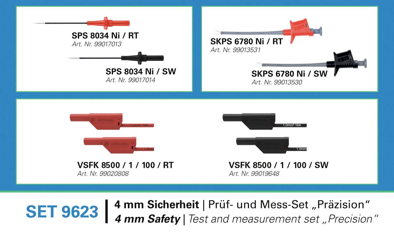 Schützinger SET 9623 Mérővezeték készlet 1 készlet