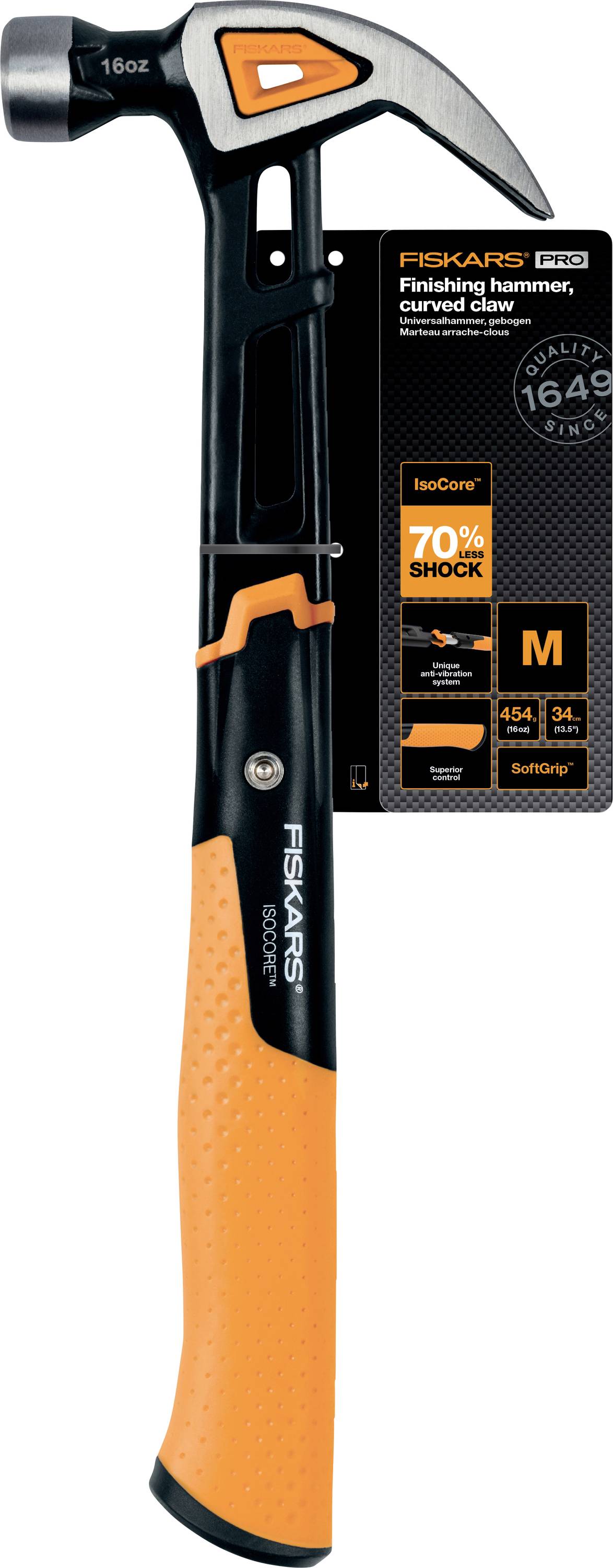 Fiskars IsoCore™ 1027202 Univerzális kalapács 884 g 340 mm 1 db