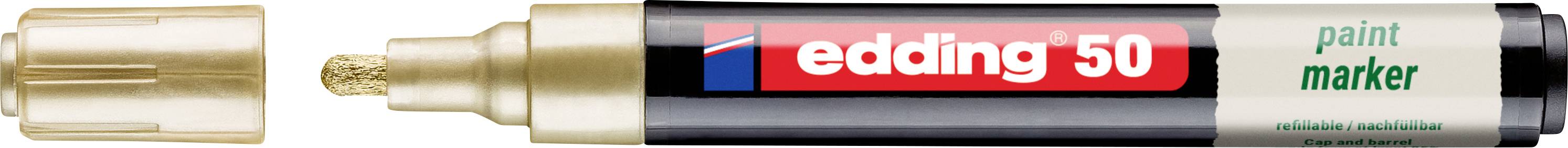 Edding 50 EcoLine 4-50-053 Marqueur peinture or 2 mm, 3 mm