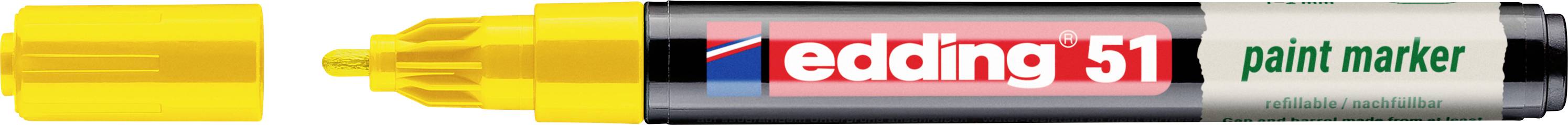 Edding 51 EcoLine 4-51-005 Lakk jelölő Sárga 1 mm, 2 mm