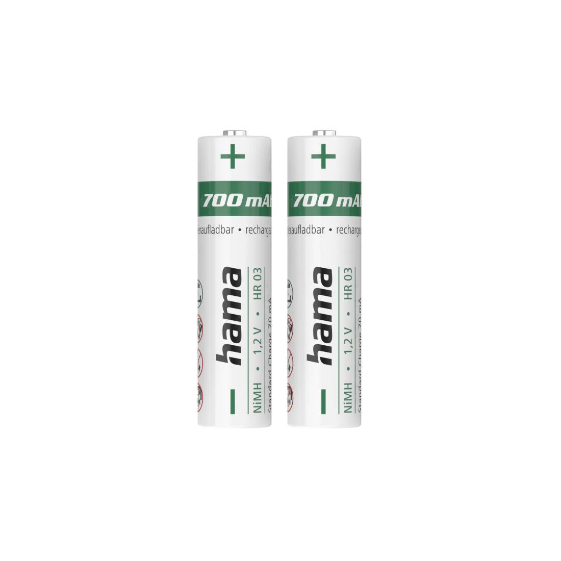 Hama Mikroakku NiMH 700 mAh 1.2 V 2 db