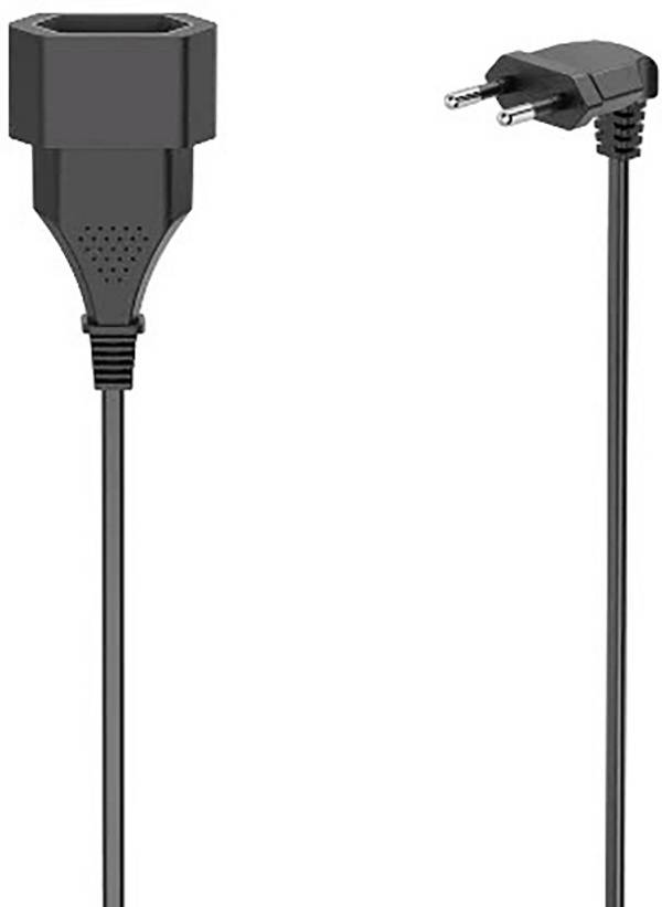 Hama 00223266 Áram Hosszabbítókábel   Fekete 3 m H03VVH2-F 2G 0,75 mm²