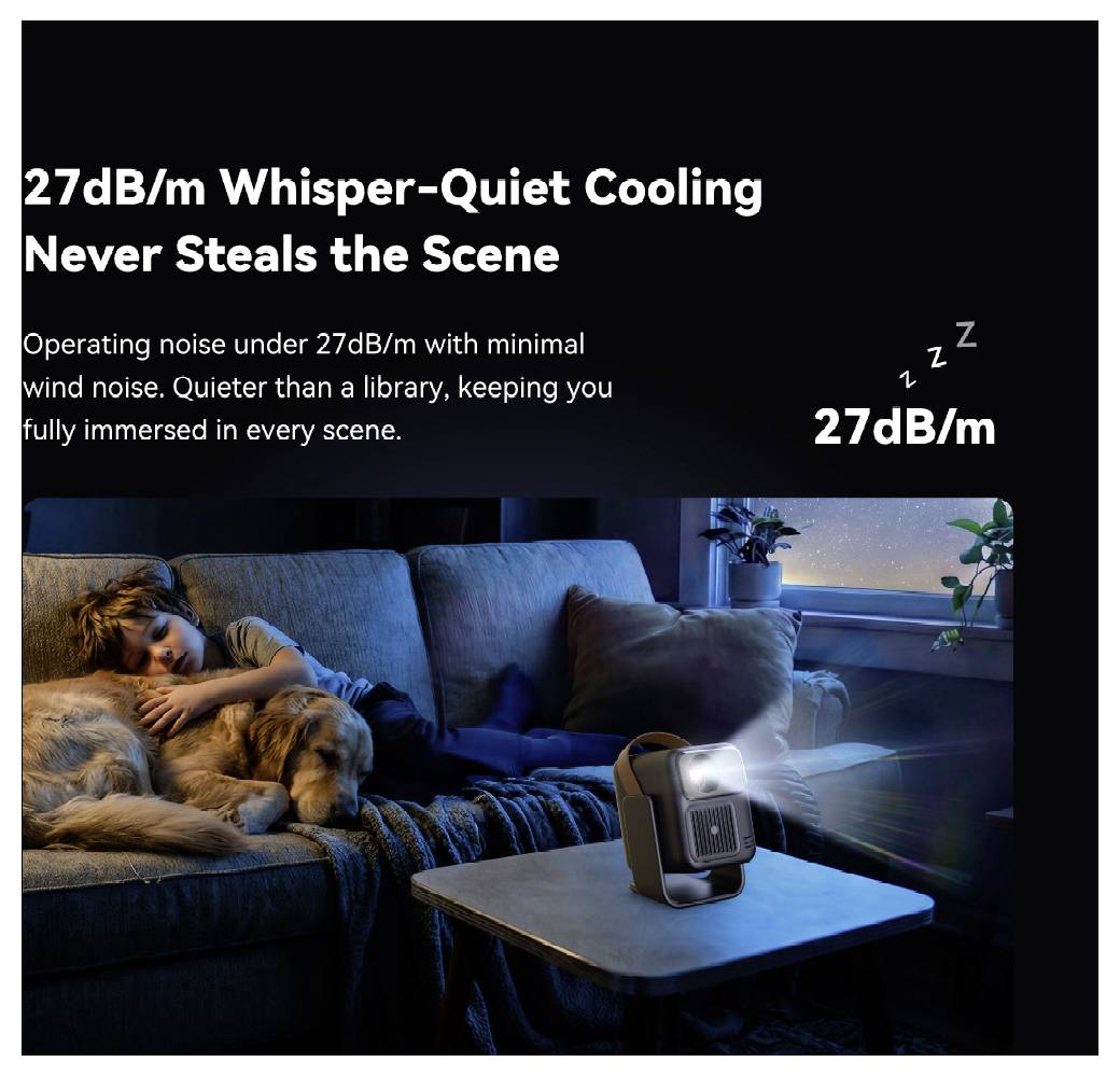 Wanbo Kivetítő Togo Pro LED 500 ANSI lumen 1920 x 1080 Full HD Beépített hangszóró, Automatikus fókusz, Full HD, Távirán-12