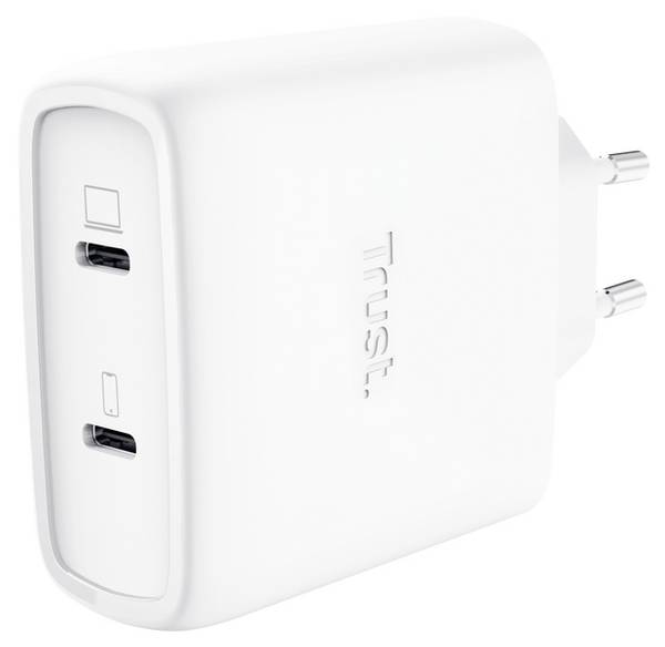 Trust  USB-s töltőkészülék 65 W   Fehér