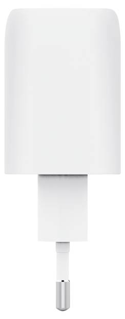 White Trust USB-C fali töltő két kerek csatlakozóval és egy USB-C porttal
