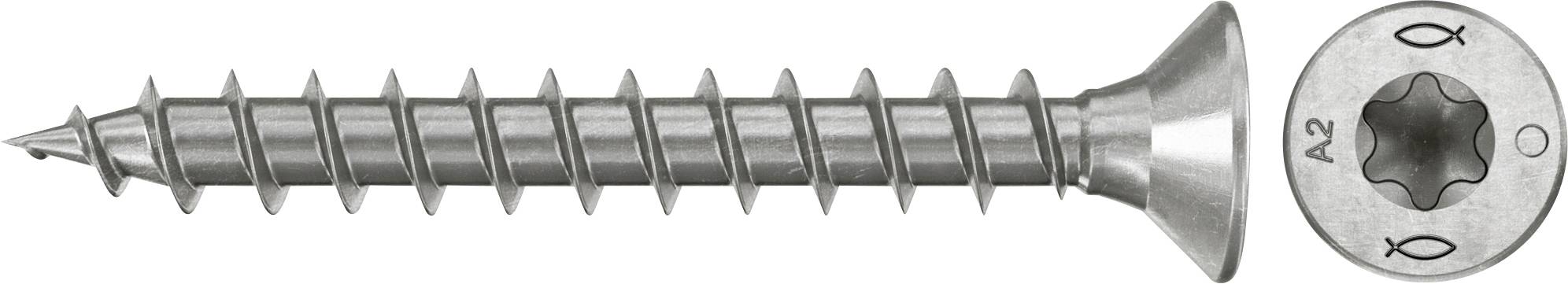 Fischer 574054 Szorítólemezes csavarok 3 mm 25 mm TX Rozsdamentes acél 200 db