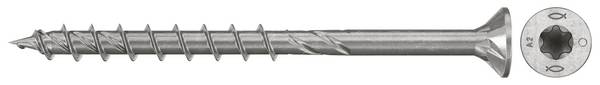 Fischer 574093  Szorítólemezes csavarok 6 mm 90 mm TX    Rozsdamentes acél  100 db