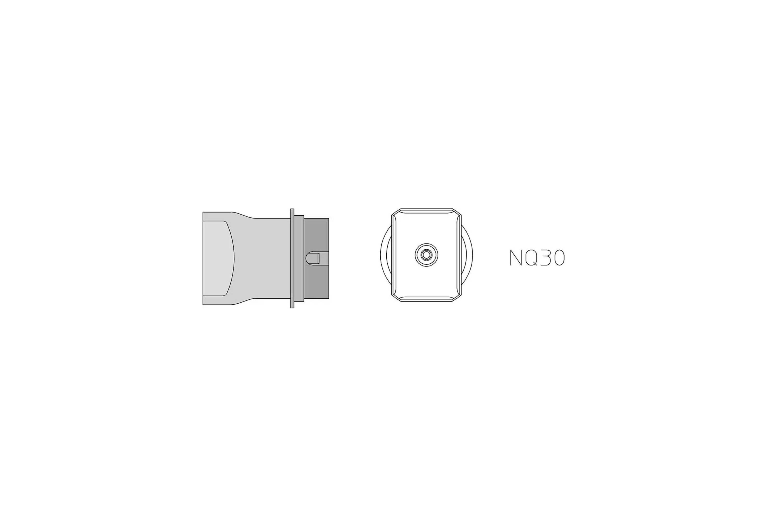 Weller NQ30 HEISSGASDÜSE 17,5X23,5 Hőlégfúvó dűzni Tartalom, tartalmi egységek rendelésenként 1 db-0