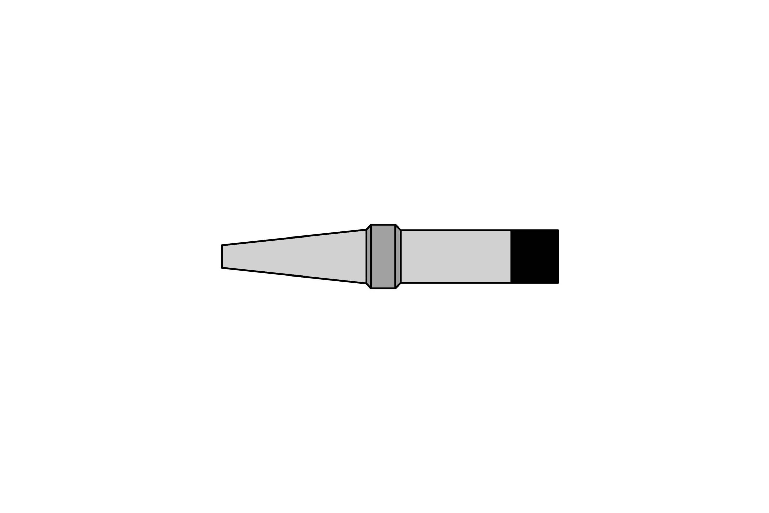 Weller PT H8 LÖTSPITZE 0,8MM VERP. Forrasztóhegy Véső forma Tartalom, tartalmi egységek rendelésenként 1 db