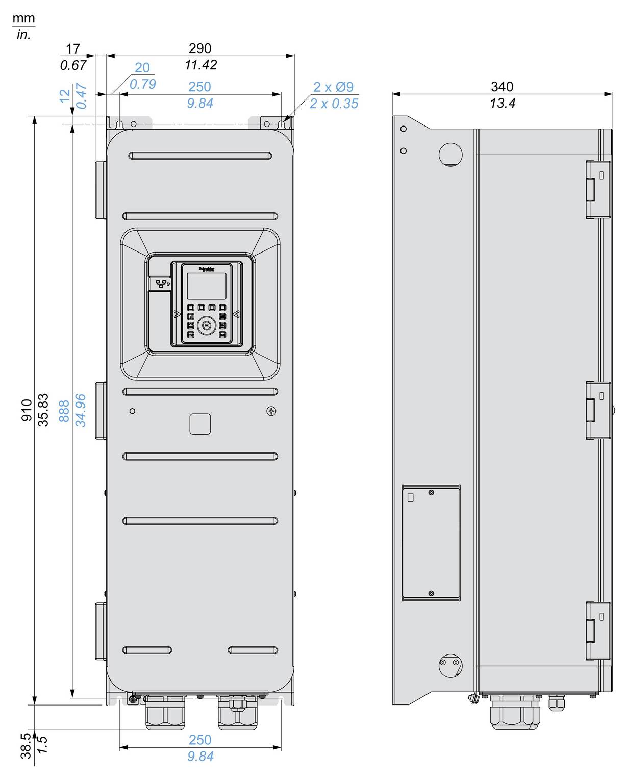 Schneider Electric Frekvencia átalakító ATV650D45N4-1
