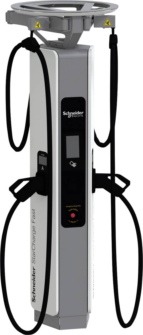 Schneider Electric EVD1D720TBB Töltőállomás 2. típus     NFC, RFID