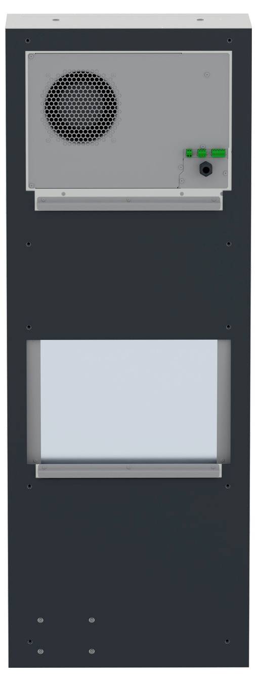 Schneider Electric NSYCU3K23P4DG Falra szerelhető hűtőszekrény 380 - 460 V 3200 W (Sz x Ma x Mé) 490 x 1300 x 250 mm 1 d-1