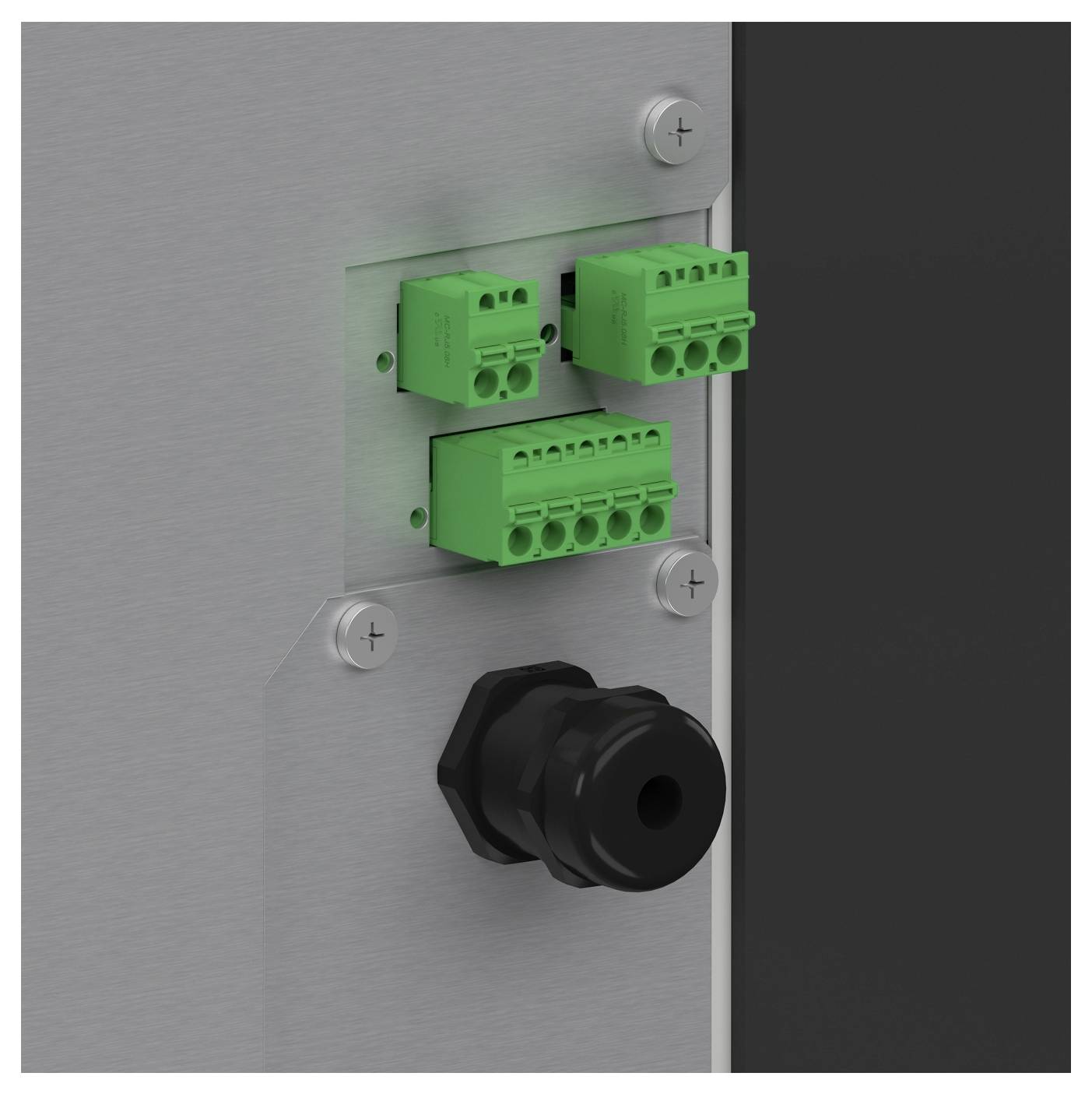 Schneider Electric NSYCU3K23P4DG Falra szerelhető hűtőszekrény 380 - 460 V 3200 W (Sz x Ma x Mé) 490 x 1300 x 250 mm 1 d-3
