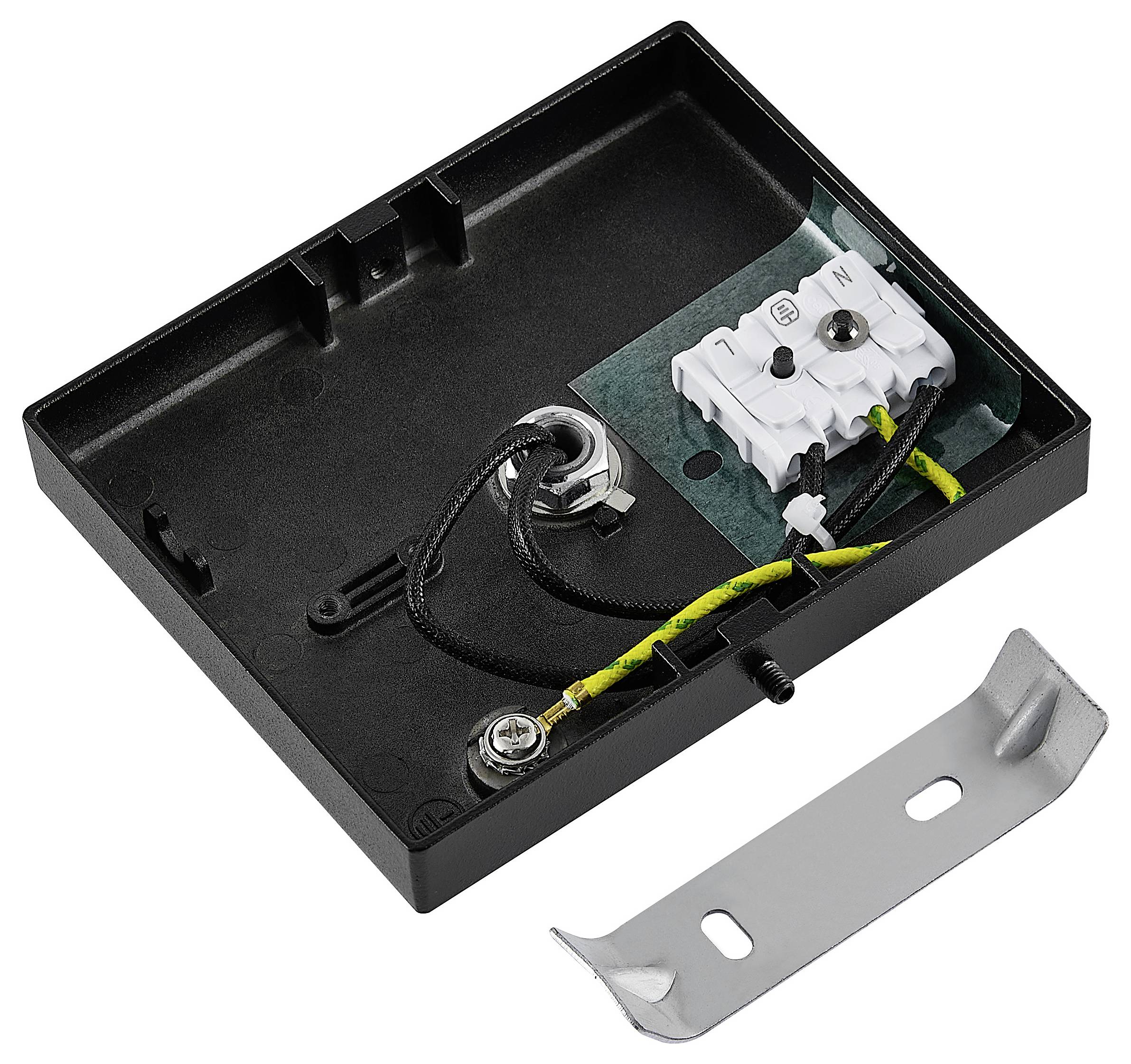 Deko Light 348265 Can Tilt Square Base Ráépíthető lámpa GU10 7.5 W Fekete (RAL 9005)-7