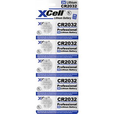 XCell Gombelem CR 2032 3 V 5 db 220 Lítium-0