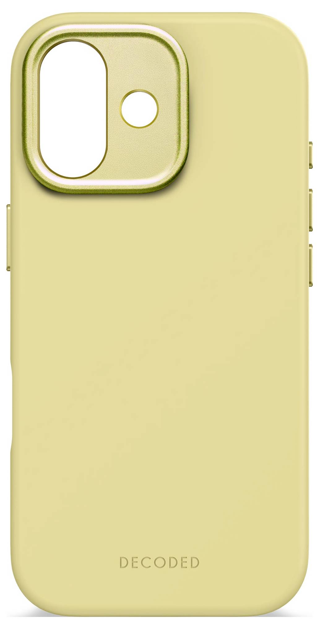 Decoded Decoded AntiMicrobial Silicone Backcover Hátlap iPhone 17 Sárga D25IPO17BCS9YW-6